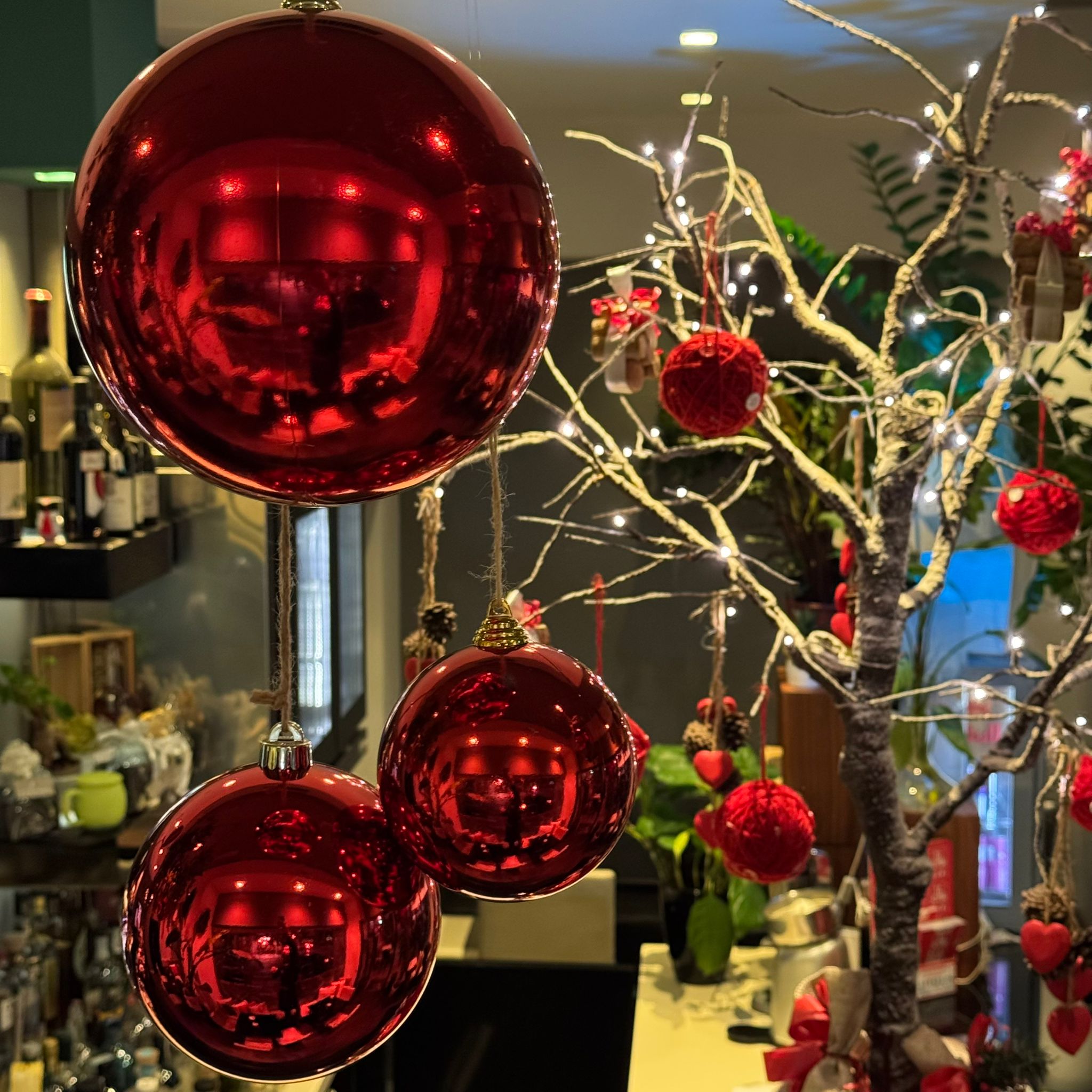 Dettagli e decorazioni del bar